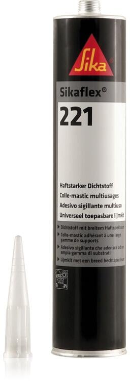 Sika Sikaflex 221 Dichtmasse, grau, 300ml