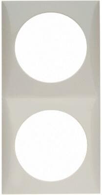 Berker Integro Flow Rahmen, 2-fach, weiß