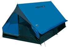 High Peak Minipack Zelt, 2-Personen, 120x190cm, blau/grau