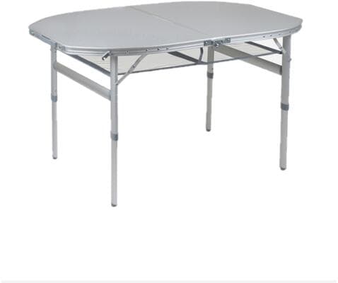 Bo-Camp Premium Koffertisch, oval, 120x80cm, grau