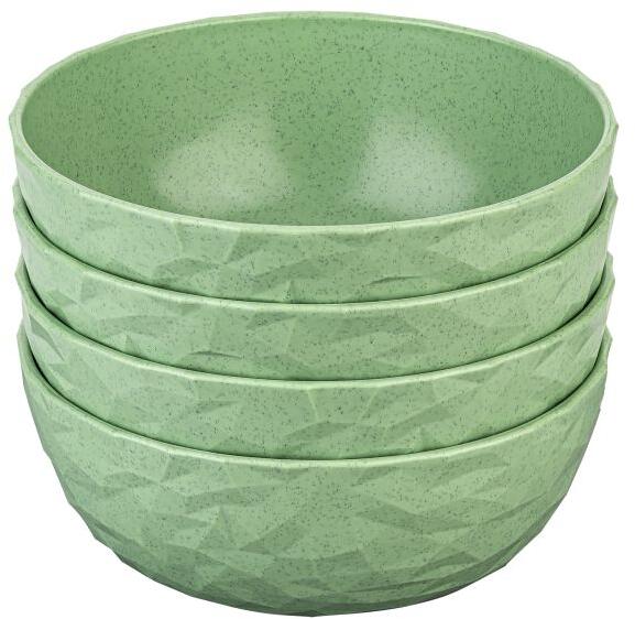 Koziol Club Organic Schale, 700ml, 4-teilig, grün