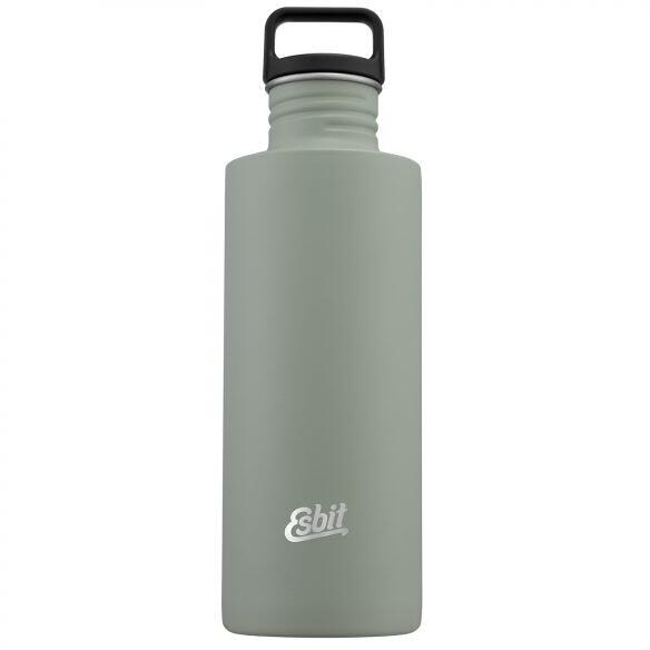 Esbit Sculptor Trinkflasche, Edelstahl, 1L, grau