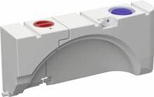 Aplast Trink-und Abwassertank für VW T5/T6, 65+28L