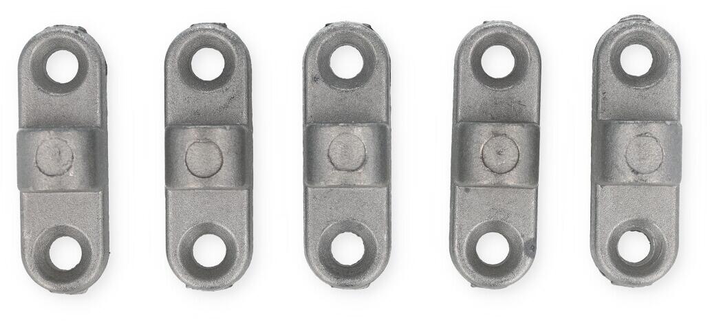 Alu-Wandösen senkrecht, 5er-Pack