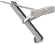 KNOTT Ausdrehstütze, Hubhöhe 35,8 cm, SW 19, ohne Gleitschiene, kurzer Sechskant
