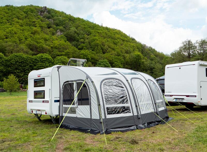 Reimo Tavira Air Wohnwagenvorzelt, 390x250cm, grau