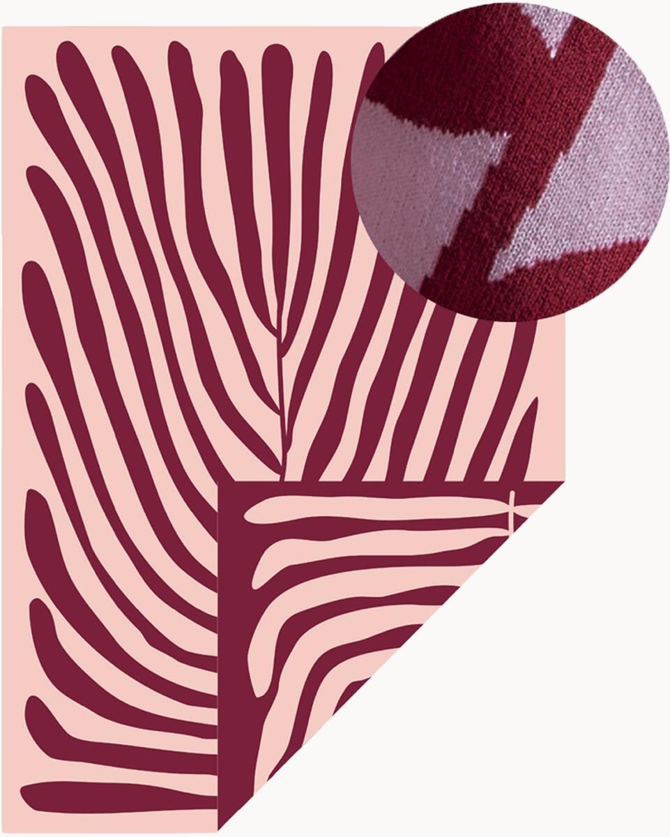 Chic.Mic Baumwolldecke, gestrickt, 140x200cm, autumn leaf