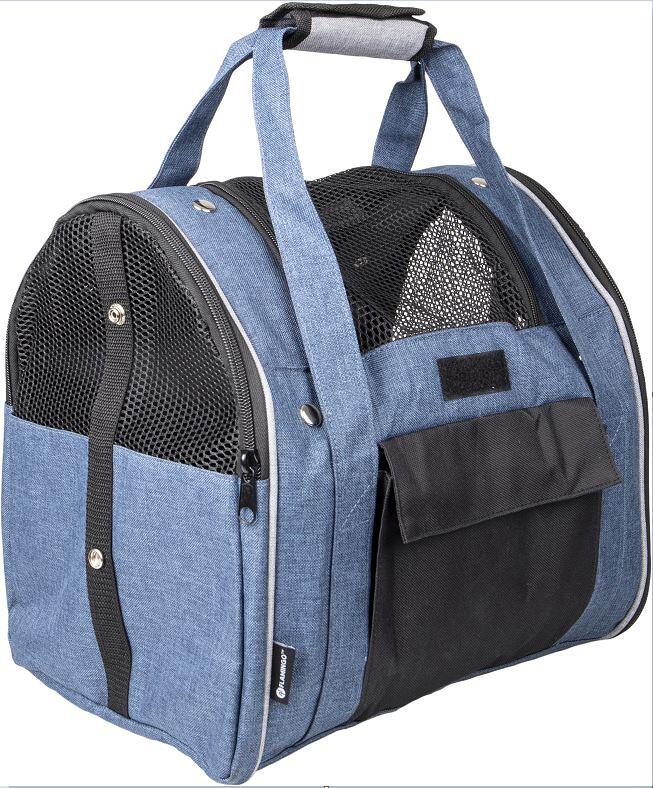 Flamingo Lenie Hunderucksack, 36x32x32xcm, blau