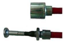 moog Bremsseil mit Glocke & Pilz für ALKO MTP (quick link), 26mm, HL: 890mm