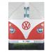 VW Collection VW T1 Doppelschlafsack, 150x180cm, blau/rot