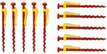 Wurmi Standard mit Hakenclips, 10er-Set