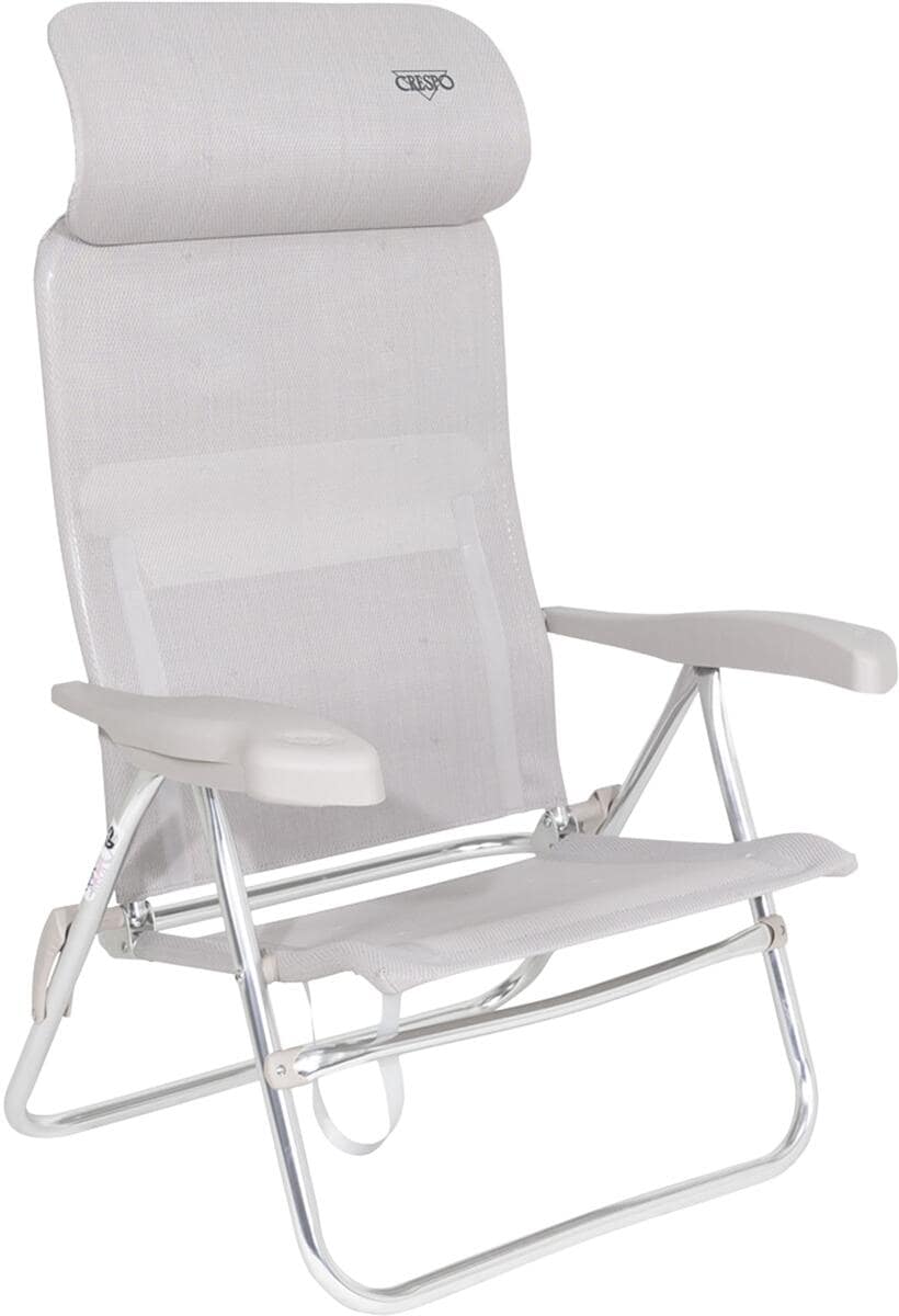 Crespo Al205 C 34 Strandstuhl Hellgrau Bei Camping Wagner Campingzubehör 