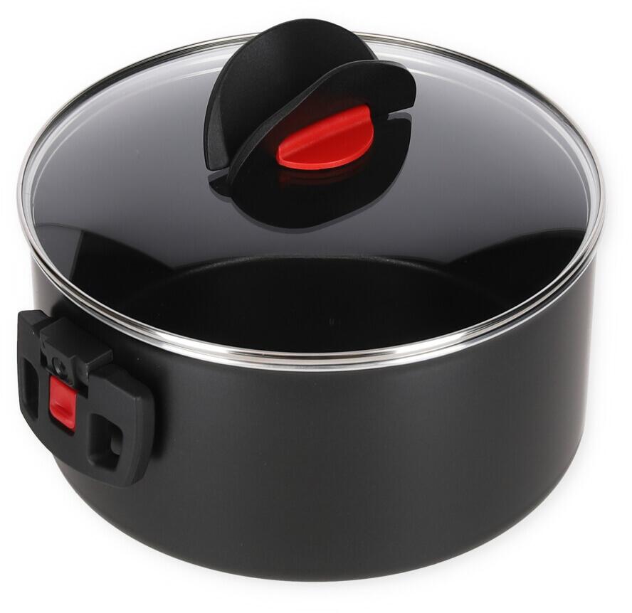 Ballarini Click & Cook Kochtopf mit Glasdeckel, ø24cm, 5,6L