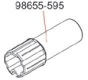 Walzendeckel rechts Durchmesser 60mm - Fiamma Ersatzteil Nr. 98655-595 - passend zu ZIP