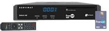 Antarion Receiver Sirius III, Frankreich Fransat, USB, 12V, schwarz