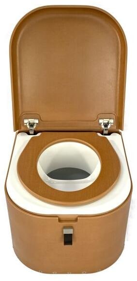 KAMPMADE Trockentrenntoilette (TTT) Gerade, Naturbraun/weiß