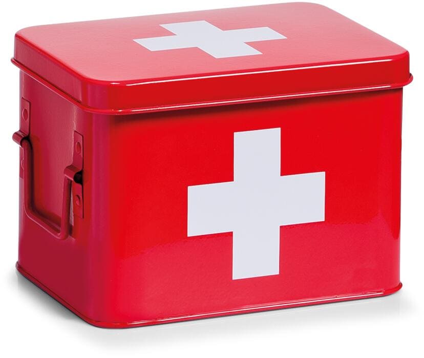 Medizin-Box First Aid, Metall