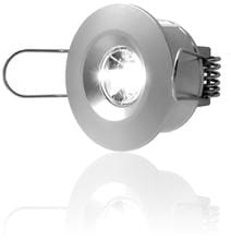 Carbest LED Einbauspot, Ø 50mm, Aluminium, silber/matt