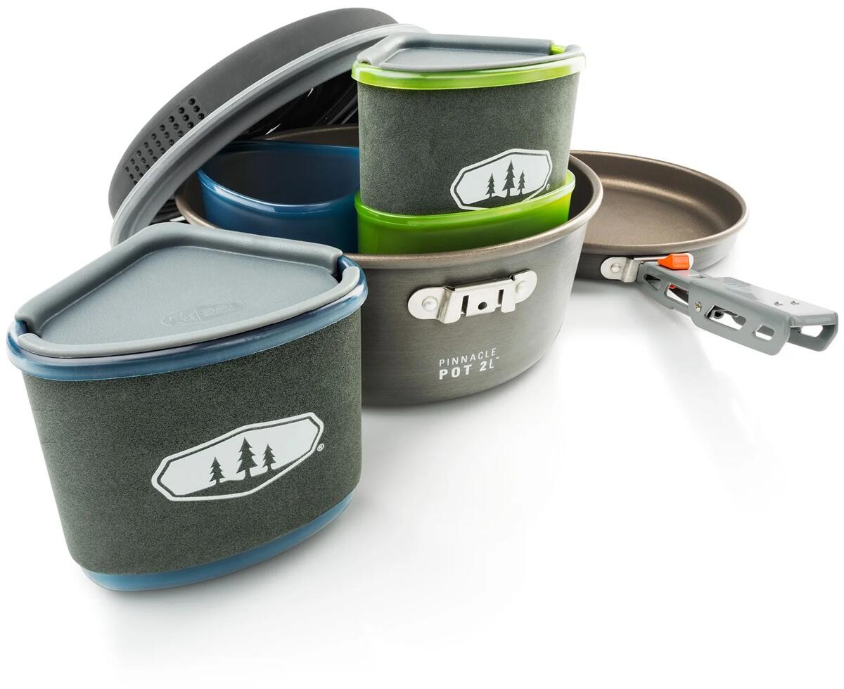 GSI Outdoors Pinnacle Ceramic Backpacker Kochset, 2-Personen bei Camping Wagner Campingzubehör