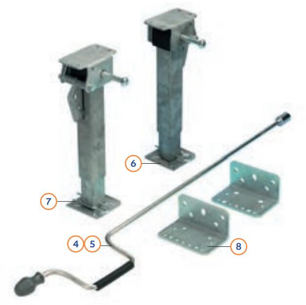 FAWO Montagewinkel für Stütze Moca, 1 Stück