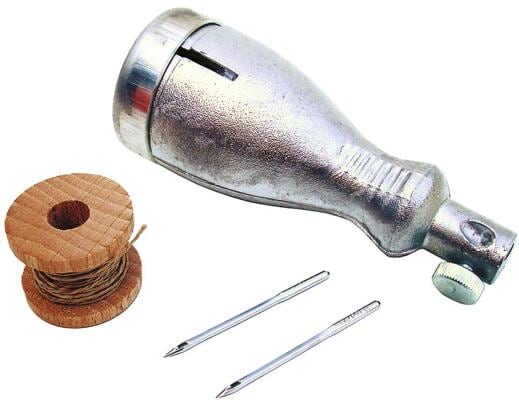 Nähahle, Nadel und Garn