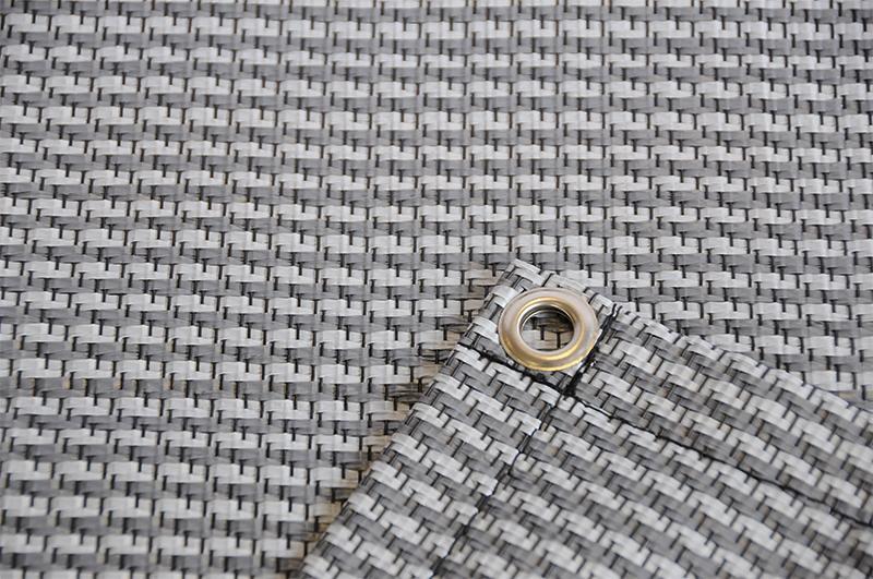 Via Mondo Zeltteppich Premium, grau, 250x550cm