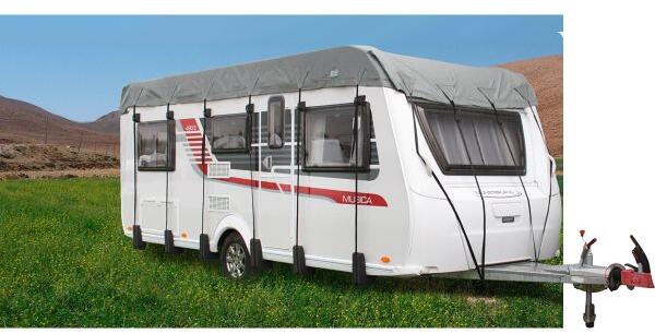 Hindermann Wintertime Caravan-Dachschutzplane 950x300cm