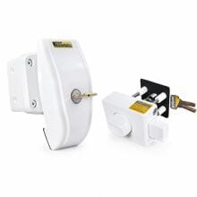 HEOSafe Door Frame Lock Sicherheitsschloss Set, weiß