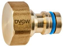 GEKA plus Verschlussstecker Trinkwasser, MS DVGW BF EAN