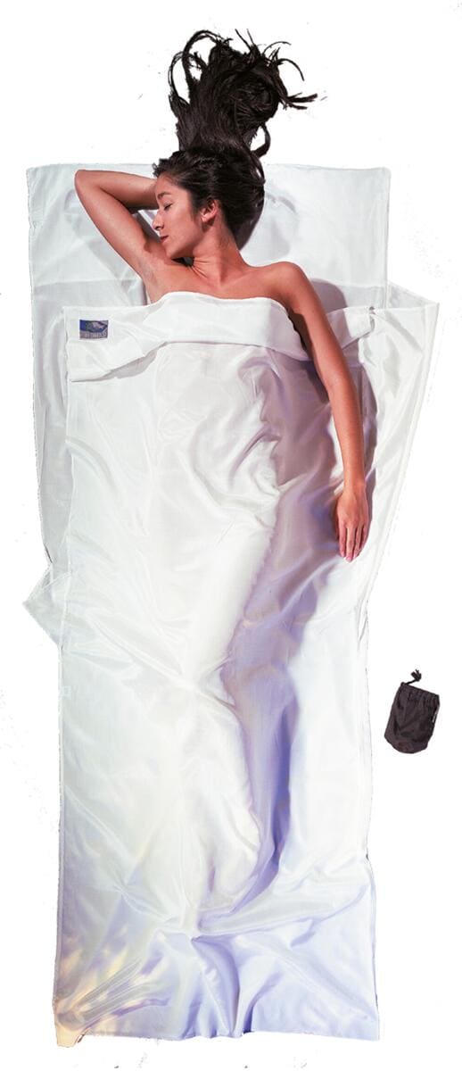 Cocoon TravelSheet Reiseschlafsack, 220x90cm, Seide-Baumwolle, natural