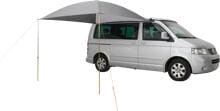 Easy Camp Stryn Sonnenvordach, 250x250cm, grau