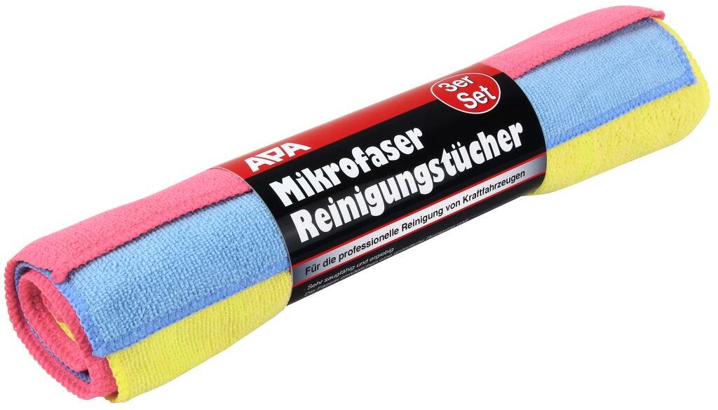 APA Microfaser Reinigungstücher, 3er-Set
