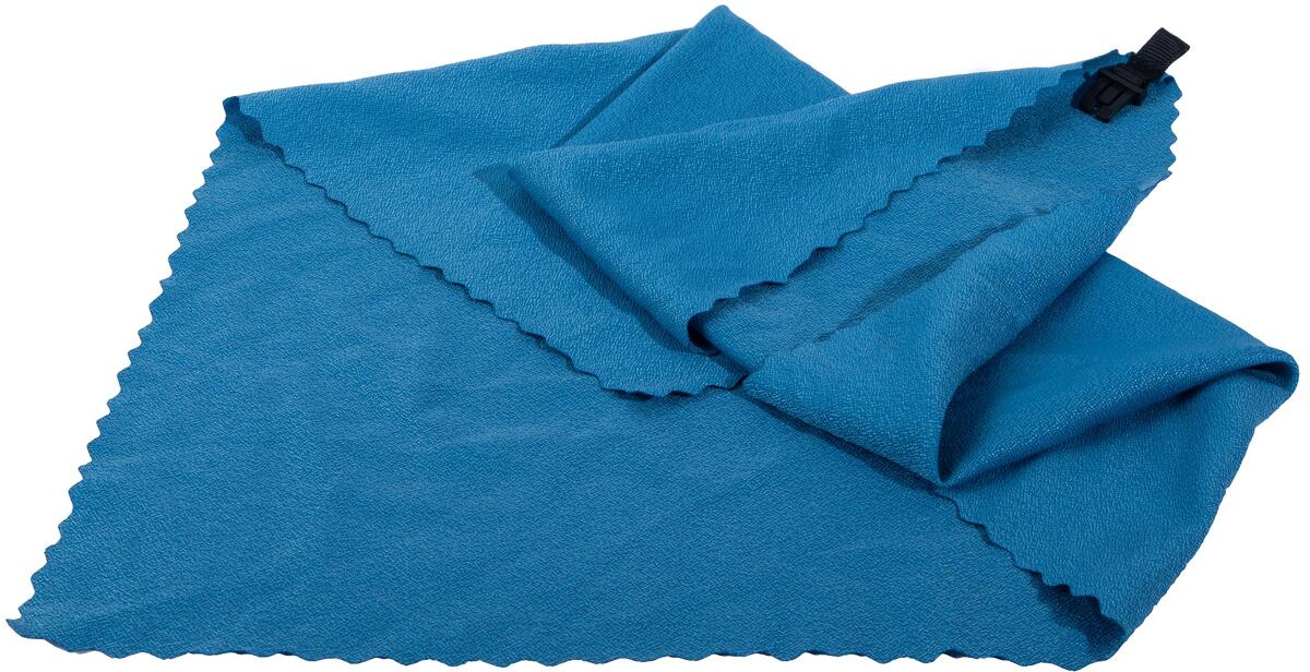 BasicNature Mini Handtuch, blau, 40x40cm