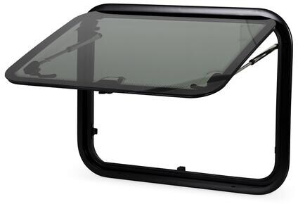 Carbest RW FUSION Curved Acrylglas-Sicherheitsglas-Ausstellfenster, 490x500mm