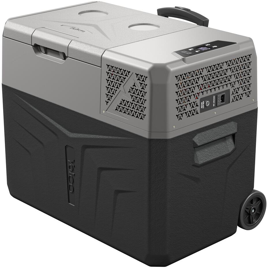 Yolco BCX40 Kompressor-Kühlbox, 12/24/230V, 40L, grau