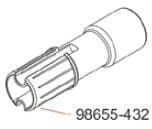 Walzendeckel rechts Durchmesser 48mm - Fiamma Ersatzteil Nr. 98655-432 - passend zu ZIP