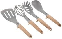 Outwell Almada Utensil Set, 4-teilig, braun
