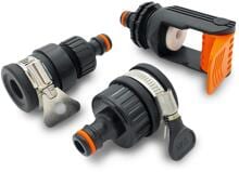 MaJoCompTec® ALLCONNECT Wasserdieb-Set, 13-15mm & 22-24 + 35x30mm