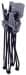 Eurotrail Poitiers klappbarer Kinderstuhl mit Tischplatte