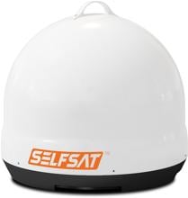 Selfsat Snipe Mobil Camp Direct Sat-Anlage, Single-LNB, weiß