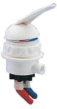 Keller Spree Einhebelmischer, Ø53mm, Tülle, Mikroschalter, Untertisch, weiß