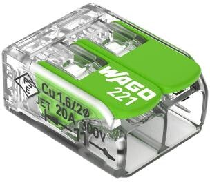 WAGO Verbindungsklemme Green Range 4mm² - 221-422