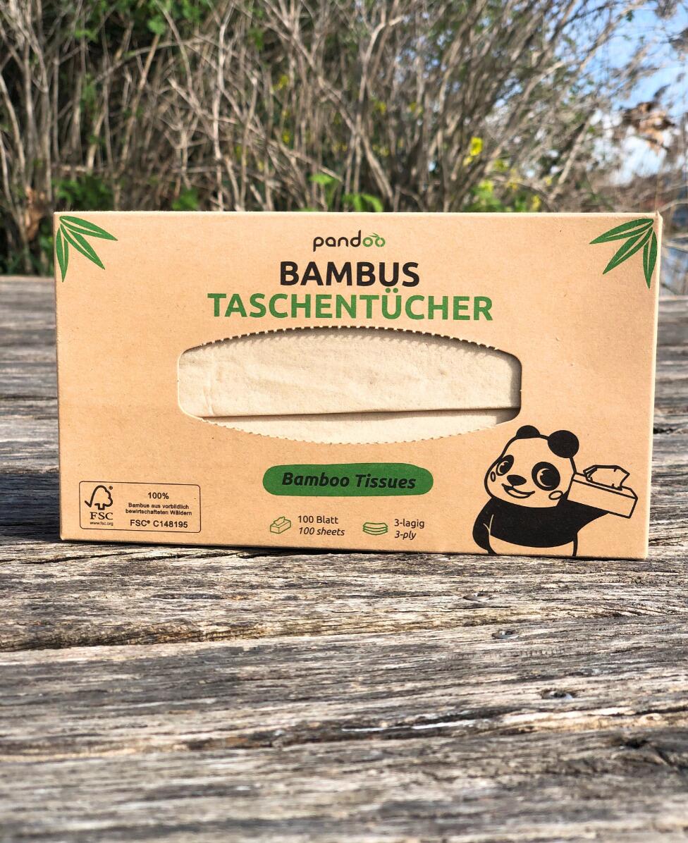 Pandoo Bambus-Taschentcher, 3-lagig bei Camping Wagner Campingzubehr