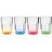 Brunner Octoglass Color Trinkglas, 280ml, 4er Set