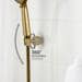 WENKO 360° Duschkopfhalter, gold