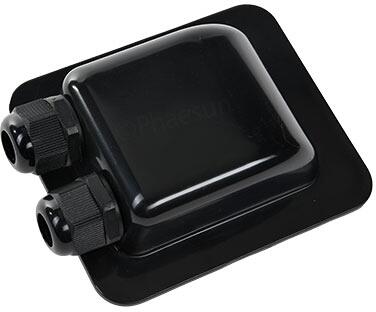 Phaesun Water Proof two Dachdurchführung, schwarz