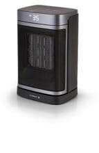 Carbest Andro Keramik Elektro-Heizlüfter, 230V, 1500W, mit Fernbedienung, anthrazit/schwarz