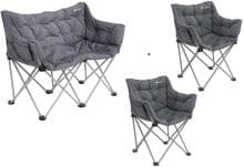 Outwell Sardis Lake Faltstuhl 2er-Set + Faltsofa - Camping Wagner Edition