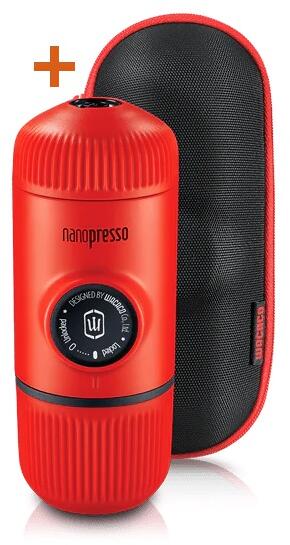 Wacaco Nanopresso Elements Espressomaschine, lava rot