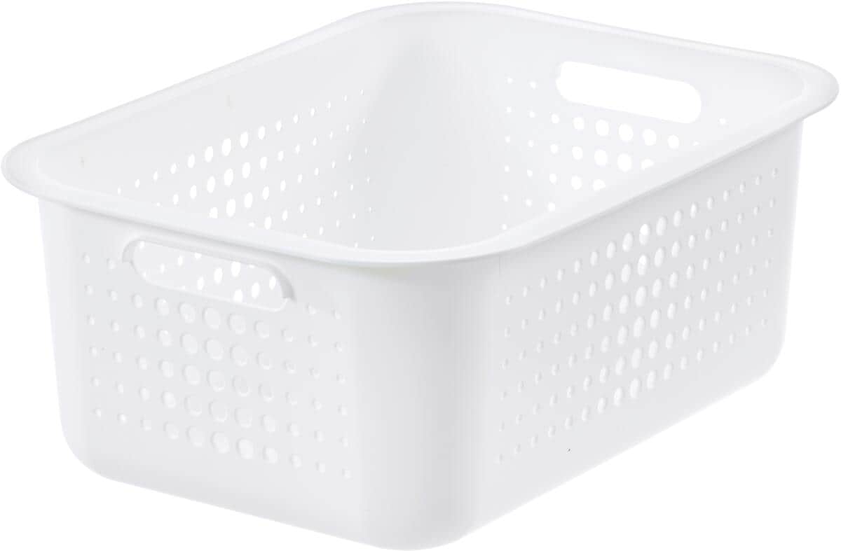 SmartStore Basket Recycled Aufbewahrungskorb, weiß, 10 L